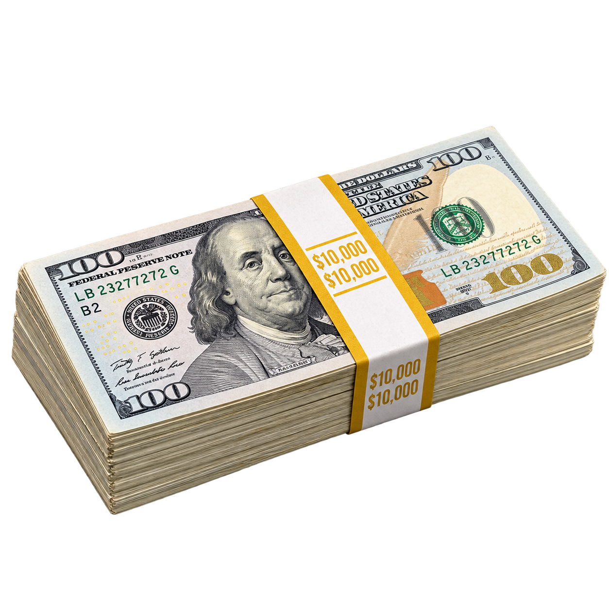 One cash bundle — $10,000 simulated capital