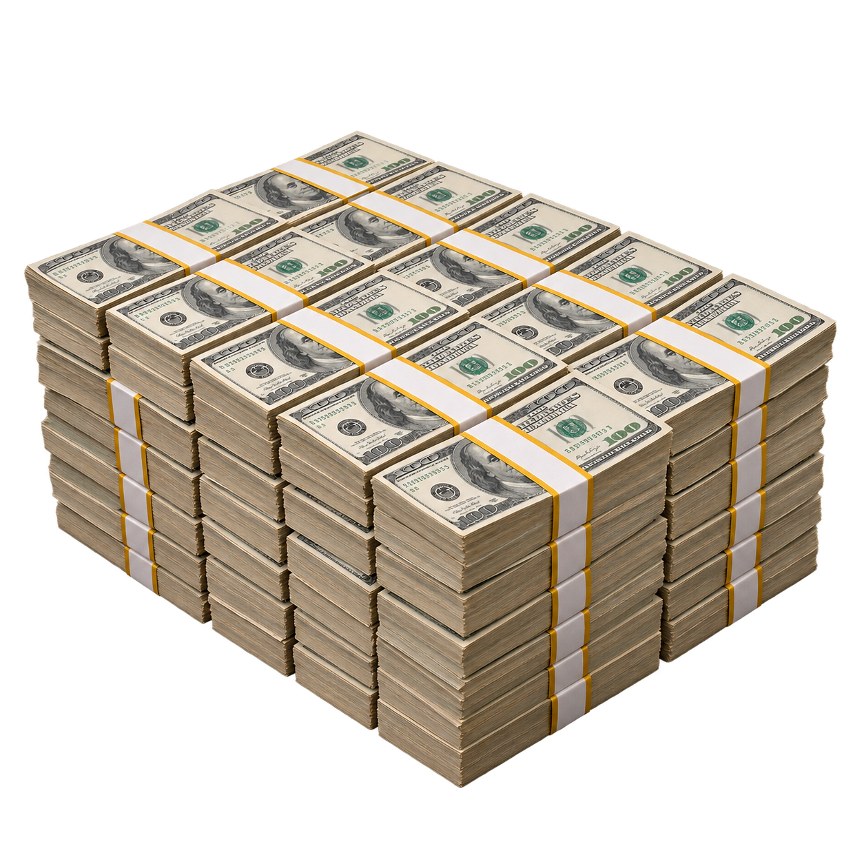 A large cash pile — $250,000 simulated capital