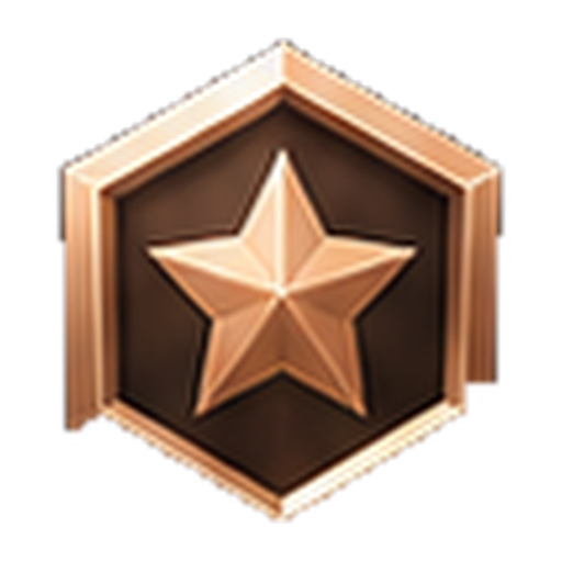 Bronze rank badge